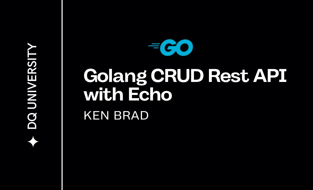 Golang CRUD Rest API with Echo